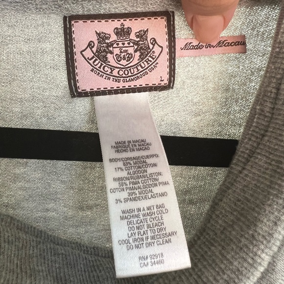 Vintage Juicy Couture Cowl Neck Wrap Cardigan Size Large - Picture 3 of 7